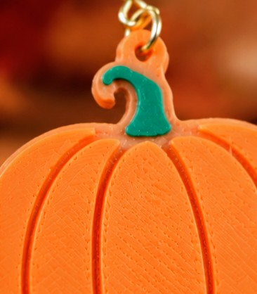 Fall Favorites - Copper Leaf & Orange Pumpkin Earrings